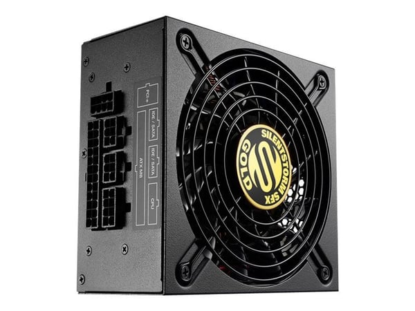 Sharkoon SilentStorm SFX 500 Gold - Strømforsyning (intern) - SFX12V/SFX-L12V - 80 PLUS Gold - AC 100-240 V - 500 Watt - aktiv PFC - sort