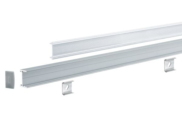 Paulmann 708.09, Profil, Vegg, Aluminium, Aluminium, Plast, LED, 1000 mm