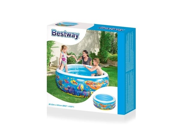 Bestway 51121, Flerfarget, Vinyl, 6 år, Mønster, 400 l, 152 cm