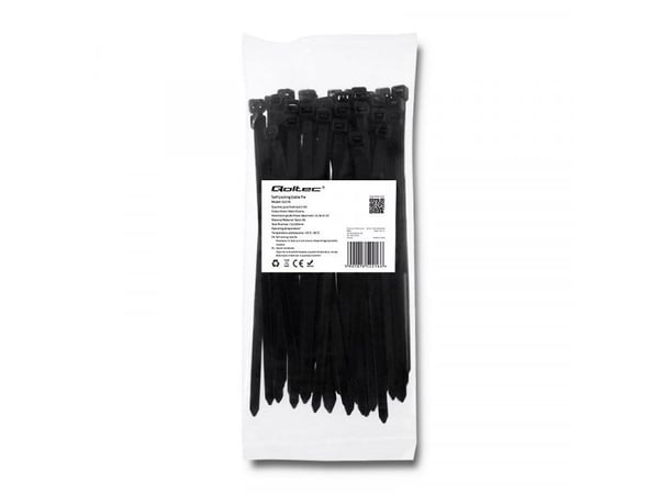 Qoltec - Kaapelinjohtimet - 20 cm - lajitelma (pakkaus 50 kpl)
