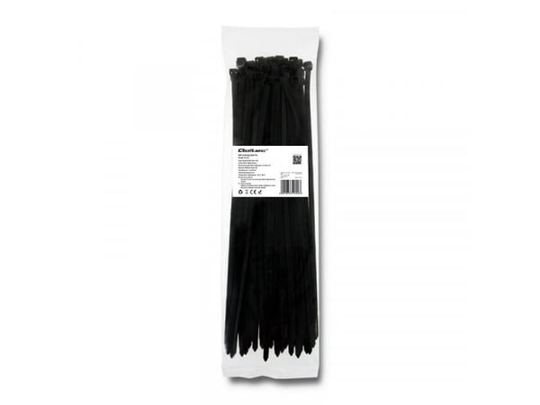 Qoltec - Kaapelinjohtimet - 35 cm - lajitelma (pakkaus 50 kpl)