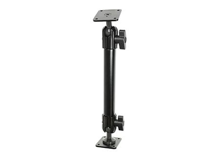 Brodit - Monteringssett (pidestallmontering) - plastikk, aluminium - svart - overflatemonterbar