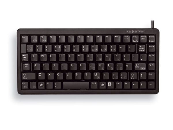 CHERRY Compact-näppäimistö G84-4100 - Näppäimistö - PS/2, USB - UK - lajittelu - lajittelu