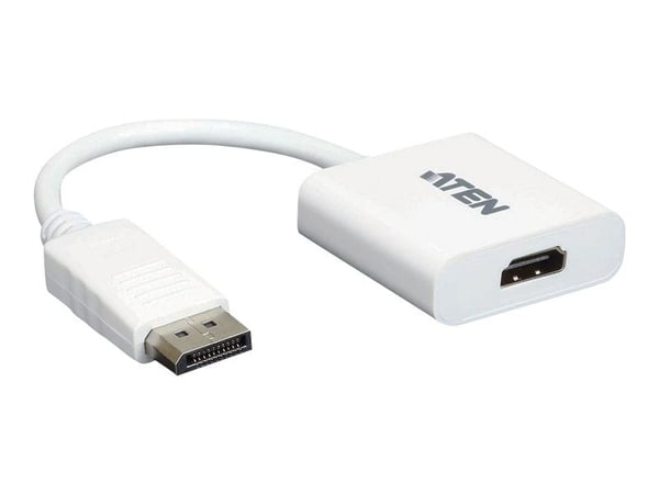 ATEN VC985 - Video adapter - DisplayPort hann til HDMI hunn - hvit