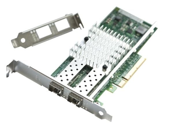 Intel Ethernet Converged Network Adapter X520-DA2 - Nettverksadapter - PCIe 2.0 x8 lav profil - 10Gb Ethernet x 2
