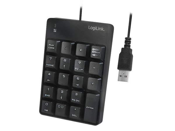 LogiLink ID0184, 19, Laptop, 1,6 m, Sort
