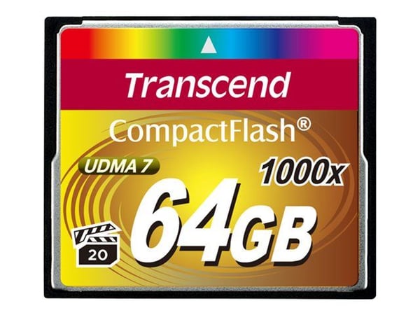 Transcend Ultimate - Flashminnekort - 64 GB - 1000x - CompactFlash