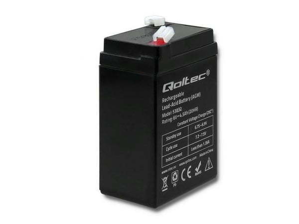 Qoltec - UPS-batteri - 1 x batteri - blysyre - 4.5 Ah