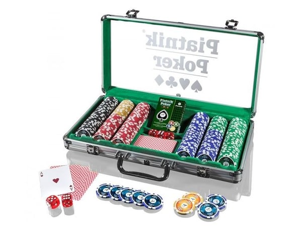 PIATNIK Pokeris 300 brikker | spill på litauisk