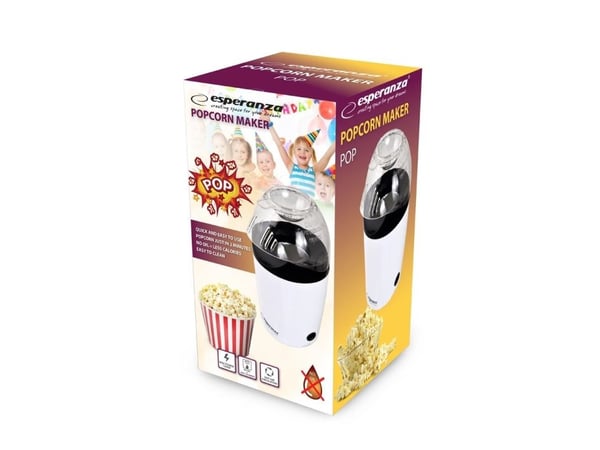 Esperanza POP - Popcorn-kone - 0,27 litraa - 1,2 kW