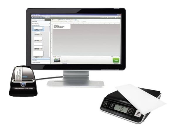 Vægt DYMO® M2 digital sort 2 kg