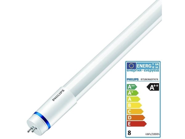 Philips MASTER LEDtube - LED-rörglödlampa - form: T8 - G13 - 8 W - klass A++ - 3000 K