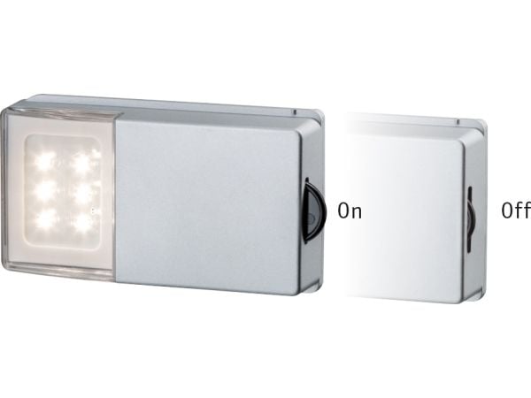 Paulmann SnapLED, Skap, Sølv, Plast, Rektangulær, III, LED