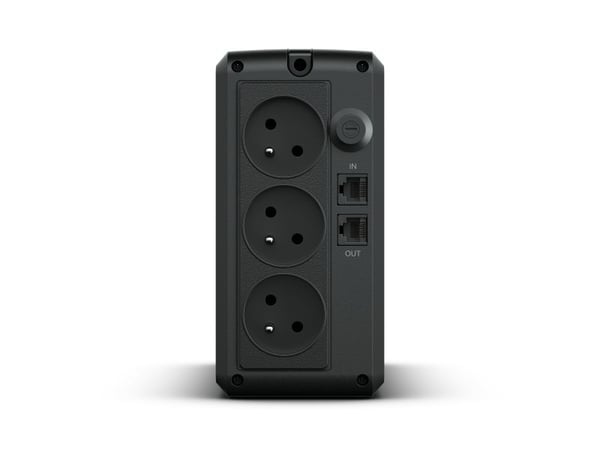 CyberPower UT Series UT850EG-FR - UPS - AC 230 V - 425 watt - 850 VA - enkeltfase - USB - utgangskontakter: 3 - Frankrike - svart