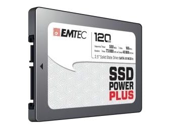 EMTEC X150 Power Plus 3D NAND - SSD - 120 GB - intern - 2.5" - SATA 6Gb/s