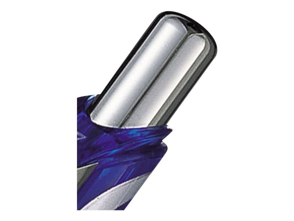 Pentel EnerGel, Sisäänvedettävä geelikynä, Sininen, Sininen, Hopea, Kumi, Keskikokoinen, 0,7 mm