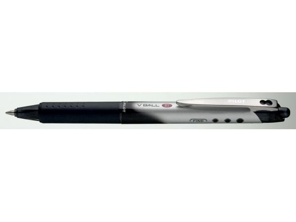 Rollerpen, Pilot V-Ball Grip, 0,7 mm, sort, pakke a 12 stk