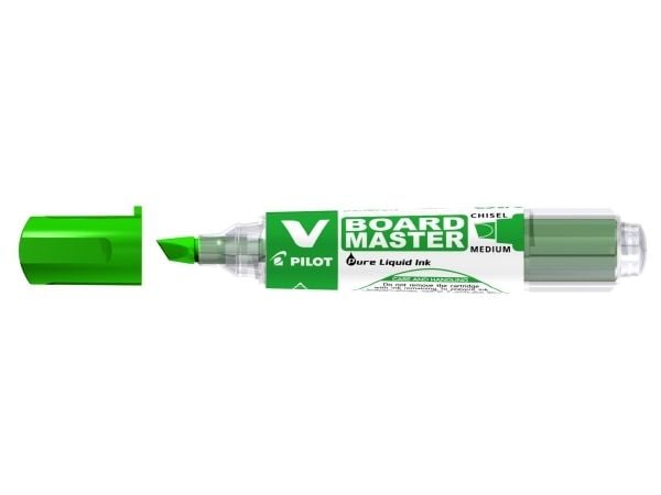 Whiteboardmarker Pilot V-Board Master, skrå, grøn