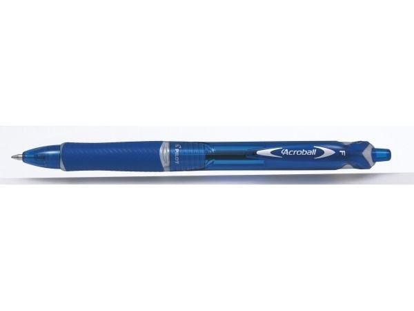 Kuglepen, Pilot Acroball, 0,7 mm, fine, blå, pakke a 10 stk