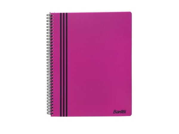 BANTEX STRONG-LINE kollegieblokk A5 - linjert - rosa
