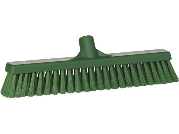 Sopborste Vikan, grön, polyester/PP/rostfritt stål, 41 cm