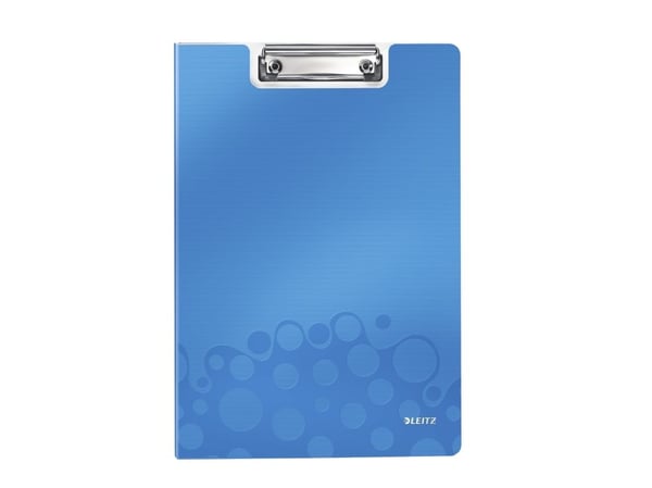 Leitz WOW - Notatbrettmappe - for A4 (210 x 297 mm) - kapasitet: 75 ark - metallic blå