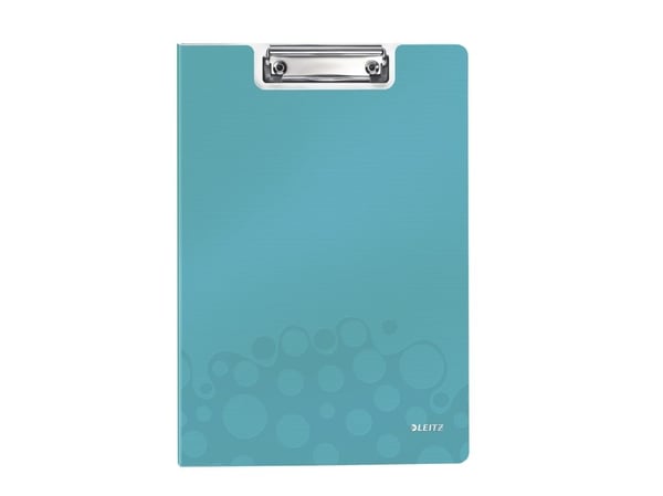 Leitz WOW - Notatbrettmappe - for A4 (210 x 297 mm) - kapasitet: 75 ark - turkismetallisk