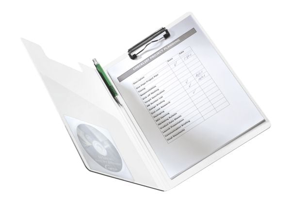 Leitz WOW - Notatbrettmappe - for A4 (210 x 297 mm) - kapasitet: 75 ark - turkismetallisk