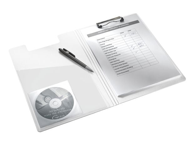 Leitz WOW - Notatbrettmappe - for A4 (210 x 297 mm) - kapasitet: 75 ark - turkismetallisk