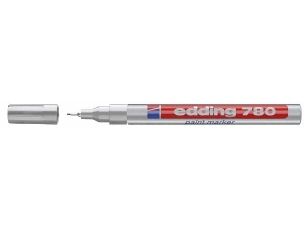 edding 780 paint - Markør - permanent - sølv - fargeblekk - 0.8 mm