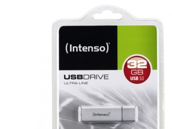 Intenso Ultra Line - USB flash-enhet - 32 GB - USB 3.0 - silver
