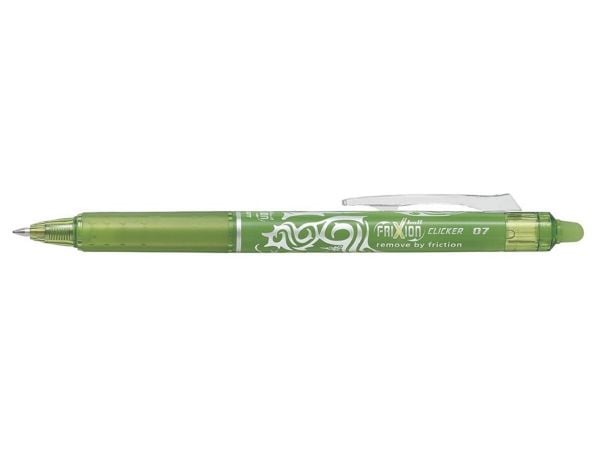 Rollerpen, Pilot FriXion Clicker RT, 0,7 mm, limegrøn, pakke a 12 stk