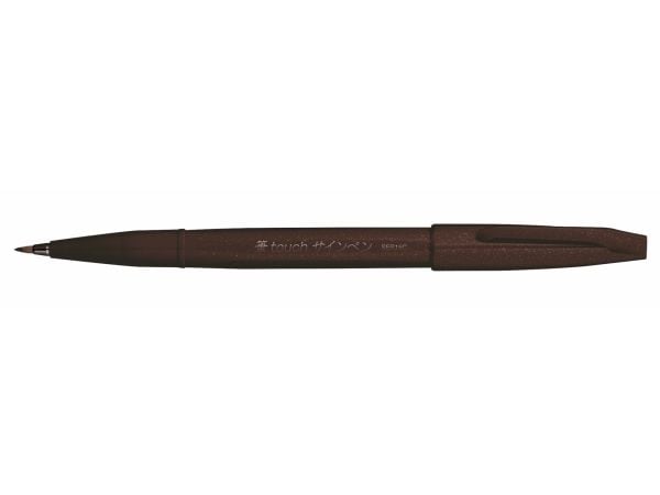 Drawingpen Pentel SES15C-A brush pen sort