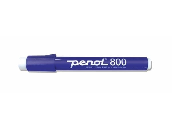 Whiteboardmarker Penol 800 blå 1,5mm (stk.)