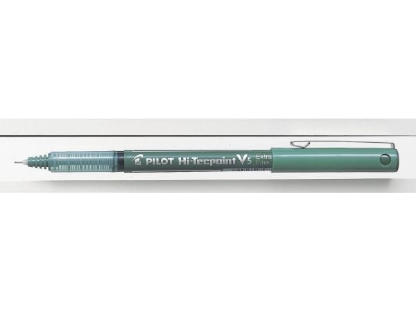 Rullpenna, Pilot Hi-Tecpoint V5, 0,5 mm, grön