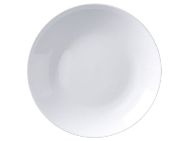 Tallerken Dyb Coupe Superwhite Ø26 cm Porcelæn Hvid,12 Stk/krt