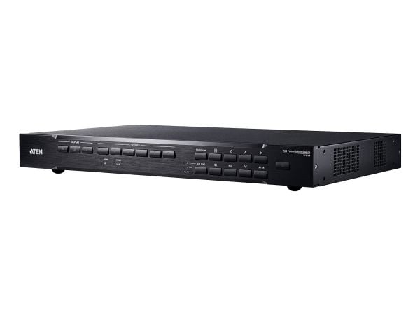 ATEN VP2730 7 x 3 Seamless Presentation Matrix Switch with Scaler, Streaming, Audio Mixer, and HDBaseT - Video/audio switch - Styrt - stasjonær - A...