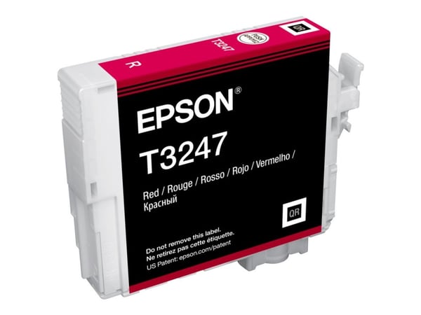 Epson T3247 Red, Väriainepohjainen muste, 14 ml, 980 sivua, 1 kpl