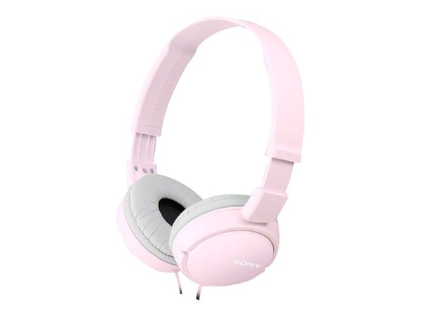 Sony MDR-ZX110 - Hörlurar - fullstorlek - kabelansluten - 3,5 mm kontakt - rosa