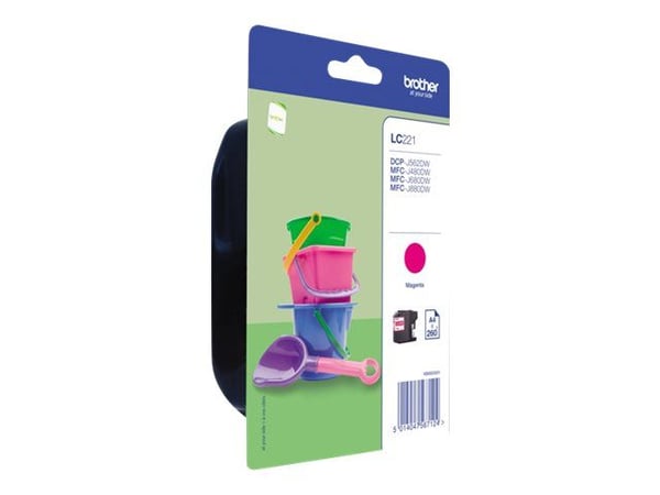 Brother LC221M - Magenta - original - blekkpatron - for Brother DCP-J562DW