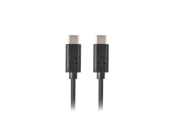 Lanberg - USB-kabel - USB-C (hann) til USB-C (hann) - USB 2.0 - 50 cm - svart