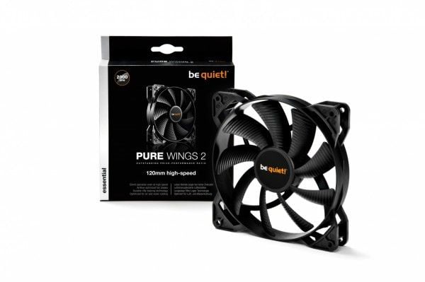 be quiet! Pure Wings 2 - High Speed - Sisäosa tuulettimella - 120 mm