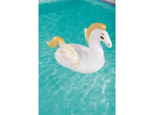 Bestway 41121, Gull, Hvit, Rideflåte, Vinyl, 3 år, 45 kg, 1520 mm