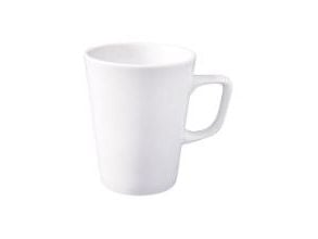 Krus Latte med Hank Superwhite 34cl Ø8.6xH11 cm Porcelæn Hvid,stk