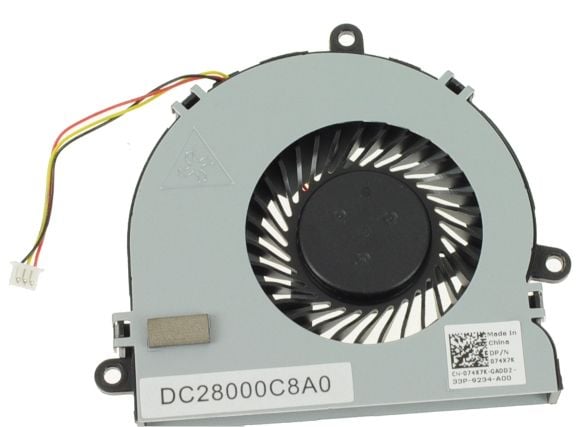 DELL 74X7K, Prosessorkjølevifte, DELL, Inspiron 15 (3521 / 5521 / 5537) Inspiron 17 (3721 / 5721 / 3737 / 5737)