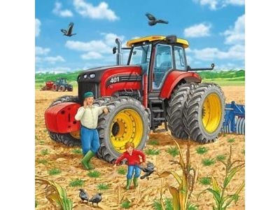 Ravensburger Puslespill 3x49 brikker - Giant Machines
