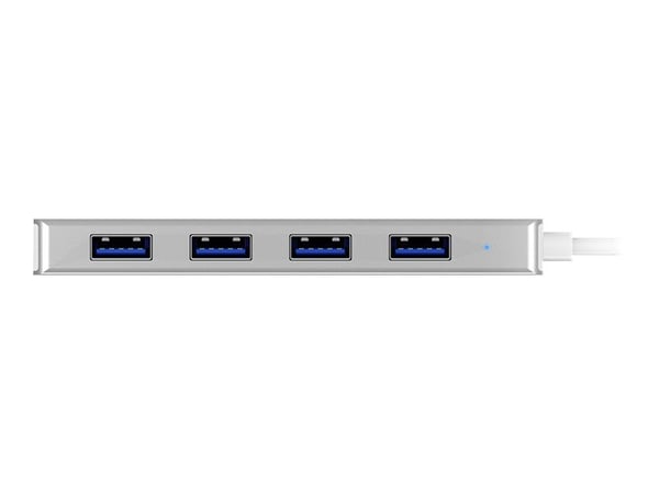 ICY BOX IB-HUB1425-C3 - Hub - 4 x SuperSpeed USB 3.0 - stasjonær