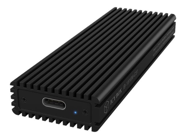 RaidSonic ICY BOX IB-1816M-C31 - Lagringspakning - M.2 - M.2 Card - NVME - USB 3.1 (Gen 2) - sort