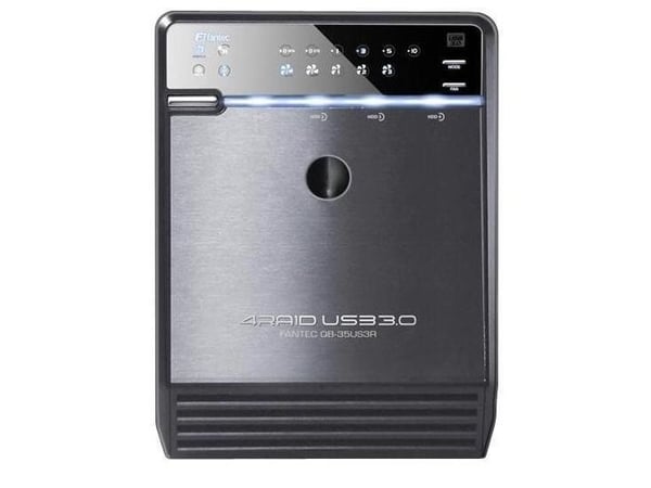 FANTEC QB-35US3R - Harddiskarray - 4 brønner (SATA-300) - SATA 3Gb/s, USB 3.0 (ekstern)