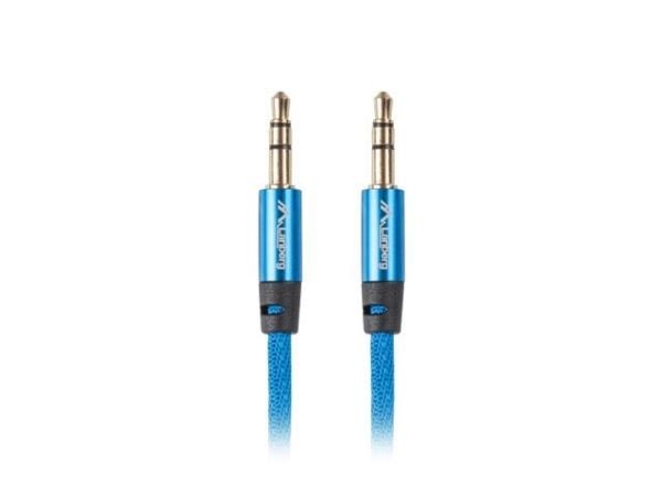 Lanberg Premium - Audiokapel - stereo mini-jackstik han til stereo mini-jackstik han - 3 m - blå